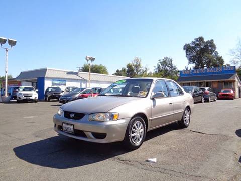 2001 Toyota Corolla for sale at Save Auto Sales in Sacramento CA