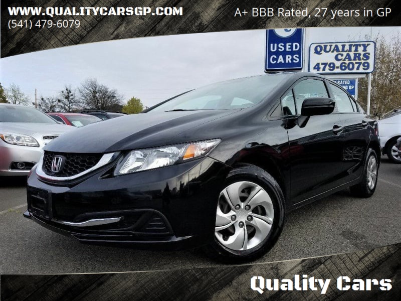 15 Honda Civic Lx 4dr Sedan Cvt In Grants Pass Or Quality Cars