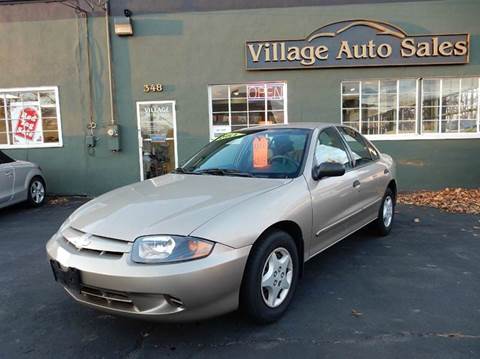 2003 Chevrolet Cavalier for sale at Village Auto Sales in Milford CT