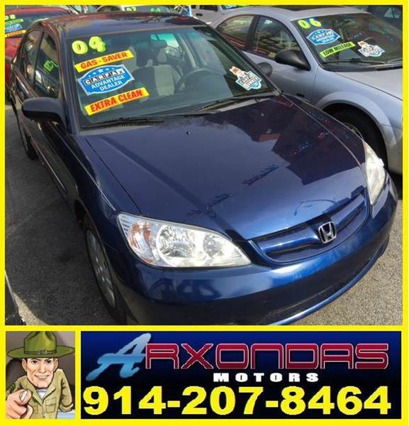2004 Honda Civic for sale at ARXONDAS MOTORS in Yonkers NY