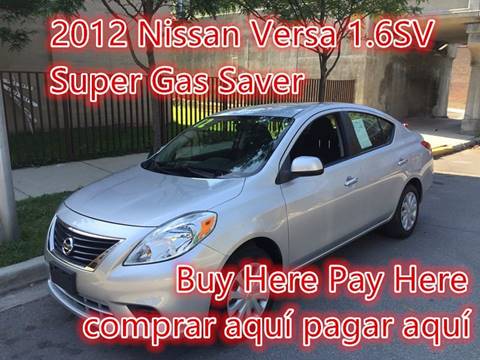 2012 Nissan Versa for sale at AutoBank in Chicago IL