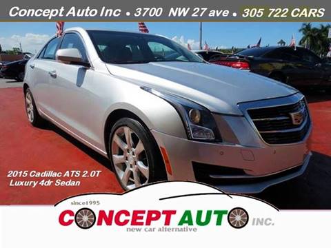 2015 Cadillac ATS for sale at Concept Auto Inc in Miami FL