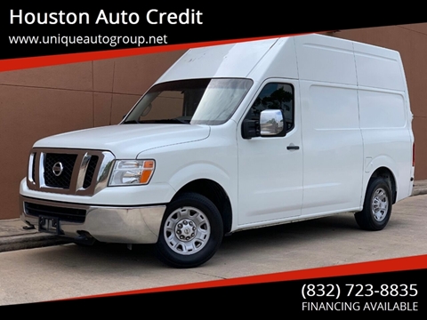 Nissan Nv Cargo For Sale In Houston Tx Houston Auto Credit