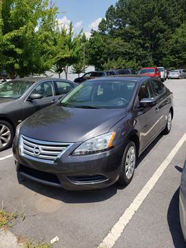2014 Nissan Sentra for sale at Credit Cars LLC in Lawrenceville GA
