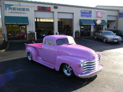 1951 Chevrolet 3100 for sale at PREMIER MOTORSPORTS in Vancouver WA