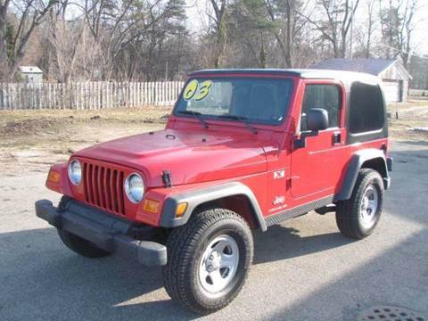 2003 Jeep Wrangler for sale at Autoworks in Mishawaka IN