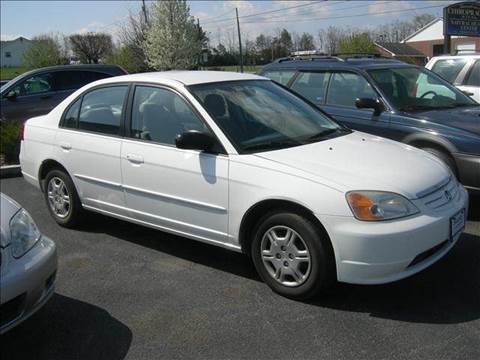 2002 Honda Civic for sale at Subys For Less Used Cars LLC in Lewisburg WV