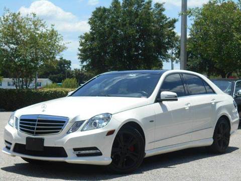 2012 Mercedes-Benz E-Class for sale at PORT TAMPA AUTO GROUP LLC in Riverview FL