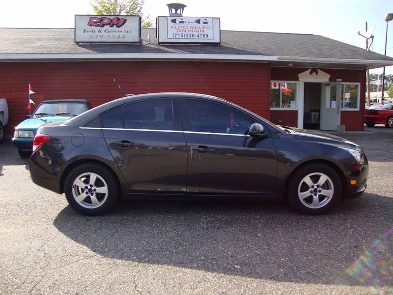 2014 Chevrolet Cruze for sale at G and G AUTO SALES in Merrill WI
