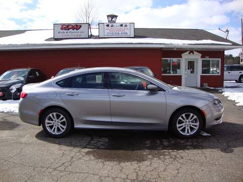2015 Chrysler 200 for sale at G and G AUTO SALES in Merrill WI