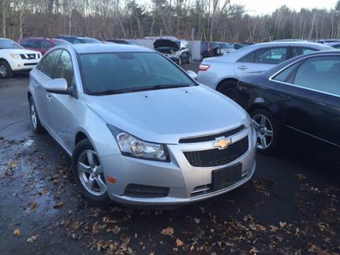 2012 Chevrolet Cruze for sale at Royal Crest Motors in Haverhill MA