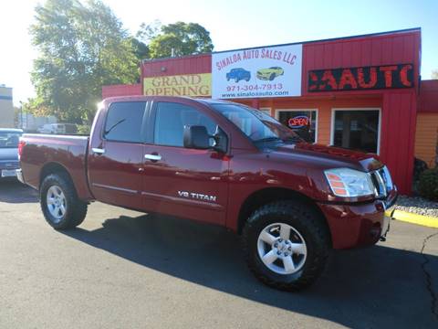 2006 Nissan Titan for sale at Sinaloa Auto Sales in Salem OR