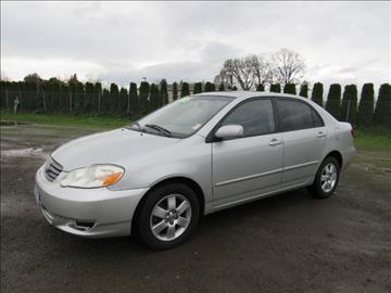 2004 Toyota Corolla for sale at Triple C Auto Brokers in Washougal WA