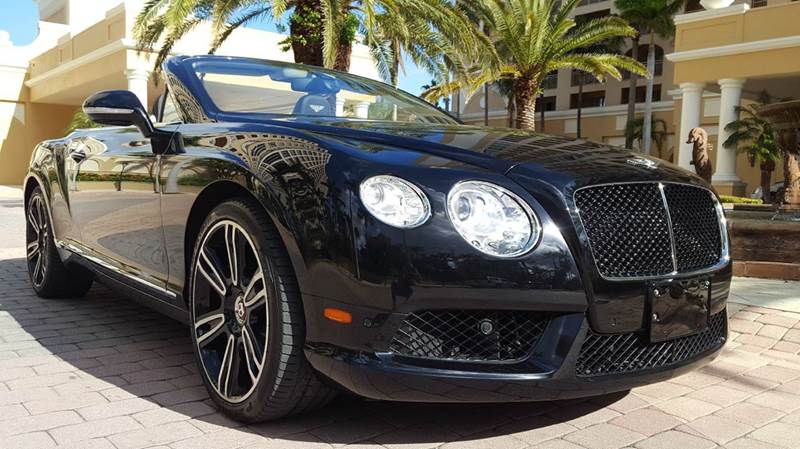 2013 Bentley Continental GTC V8 for sale at Suncoast Motor Co. in Sarasota FL