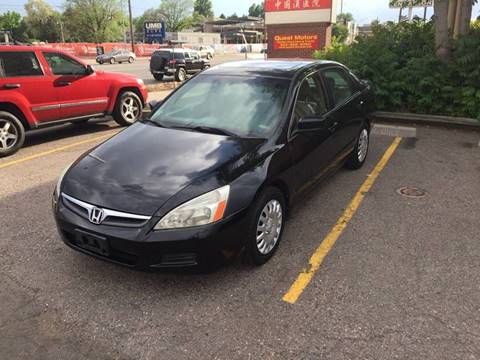 2007 Honda Accord for sale at QUEST MOTORS in Englewood CO
