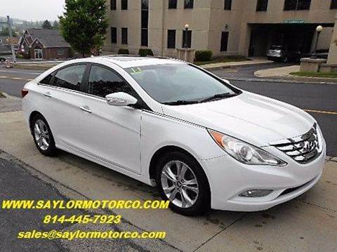 2011 Hyundai Sonata for sale at Saylor Motor Company in Somerset PA