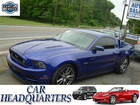 2014 Ford Mustang for sale at CAR  HEADQUARTERS in New Windsor NY