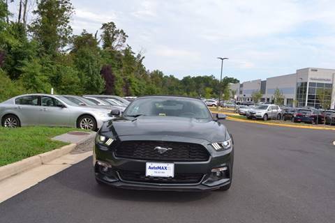 2016 Ford Mustang for sale at Automax of Chantilly in Chantilly VA
