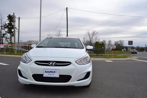 2017 Hyundai Accent for sale at Automax of Chantilly in Chantilly VA