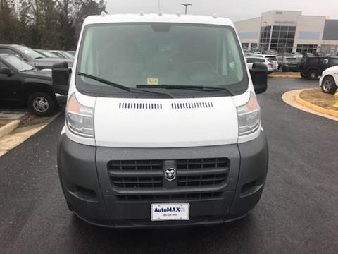 2017 RAM ProMaster Cargo for sale at Automax of Chantilly in Chantilly VA