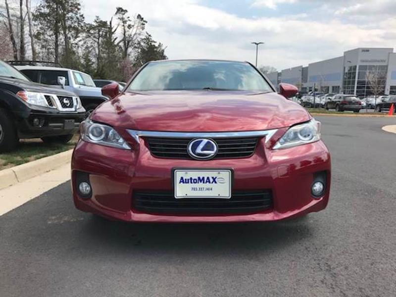 2012 Lexus CT 200h for sale at Automax of Chantilly in Chantilly VA