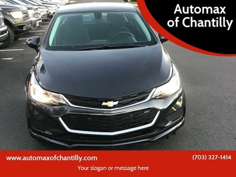 2016 Chevrolet Cruze for sale at Automax of Chantilly in Chantilly VA