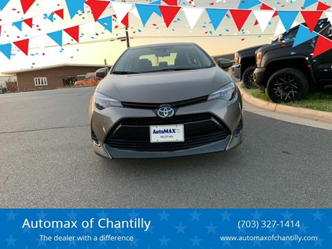 2018 Toyota Corolla for sale at Automax of Chantilly in Chantilly VA