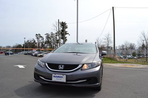 2013 Honda Civic for sale at Automax of Chantilly in Chantilly VA