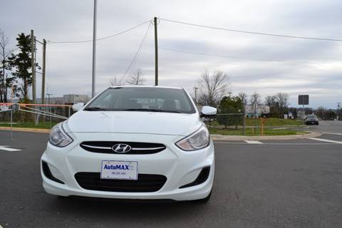 2015 Hyundai Accent for sale at Automax of Chantilly in Chantilly VA