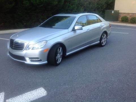 2012 Mercedes-Benz E-Class for sale at Paramount Autosport in Kennesaw GA