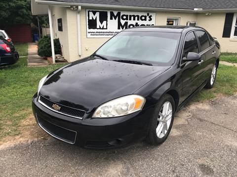 2012 Chevrolet Impala for sale at Mama's Motors in Pickens SC