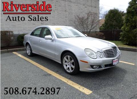 2007 Mercedes-Benz E-Class for sale at RIVERSIDE AUTO SALES INC in Somerset MA