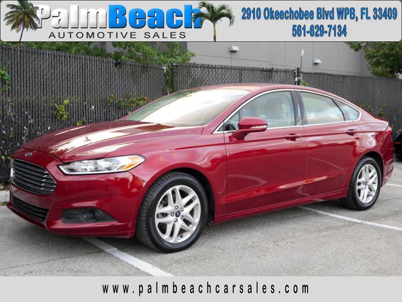 2014 Ford Fusion for sale at Palm Beach Automotive Sales in West Palm Beach FL