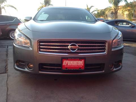 2009 Nissan Maxima for sale at GENERATION ONE MOTORSPORTS in La Habra CA