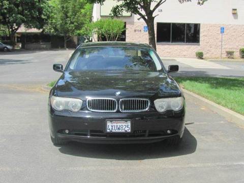 2002 BMW 7 Series for sale at Mr. Clean's Auto Sales in Sacramento CA