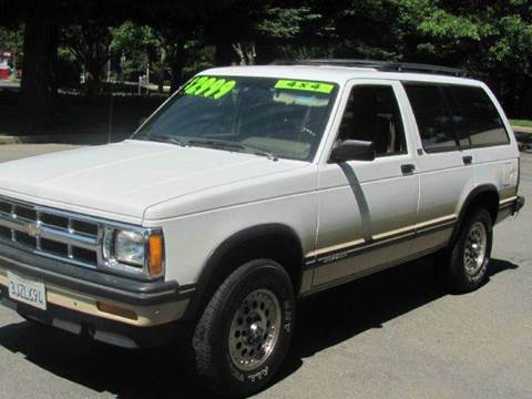 1994 Chevrolet S-10 Blazer for sale at Mr. Clean's Auto Sales in Sacramento CA