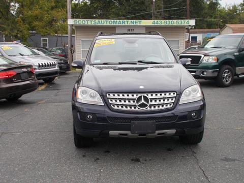 2008 Mercedes-Benz M-Class for sale at Scott's Auto Mart in Dundalk MD