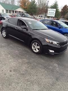 2015 Kia Optima for sale at CRS Auto & Trailer Sales Inc in Clay City KY