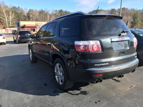 2008 GMC Acadia for sale at CRS Auto & Trailer Sales Inc in Clay City KY