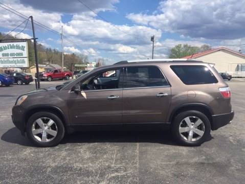 2010 GMC Acadia for sale at CRS Auto & Trailer Sales Inc in Clay City KY
