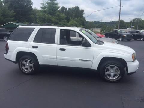 2003 Chevrolet TrailBlazer for sale at CRS Auto & Trailer Sales Inc in Clay City KY
