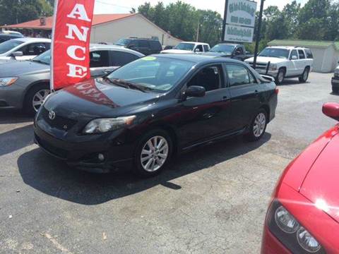 2009 Toyota Corolla for sale at CRS Auto & Trailer Sales Inc in Clay City KY