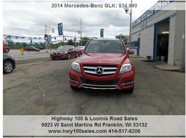 2014 Mercedes-Benz GLK for sale at Highway 100 & Loomis Road Sales in Franklin WI