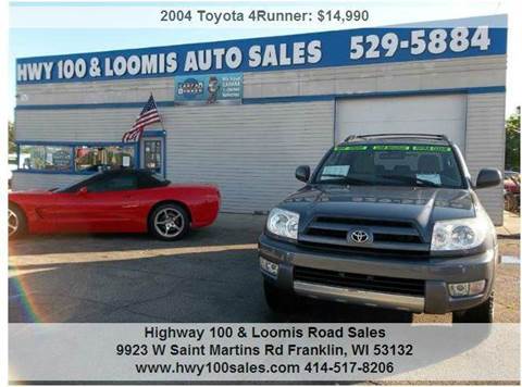 2004 Toyota 4Runner for sale at Highway 100 & Loomis Road Sales in Franklin WI