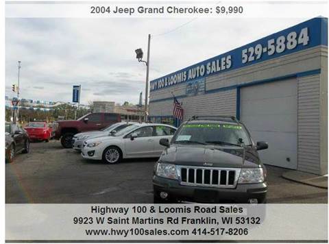 2004 Jeep Grand Cherokee for sale at Highway 100 & Loomis Road Sales in Franklin WI