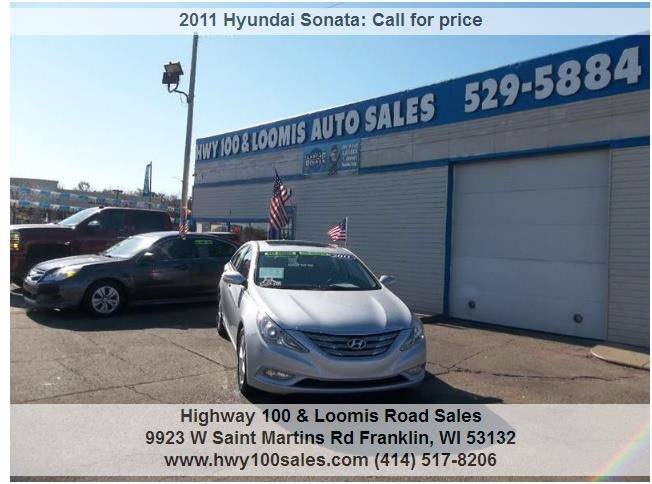 2011 Hyundai Sonata for sale at Highway 100 & Loomis Road Sales in Franklin WI