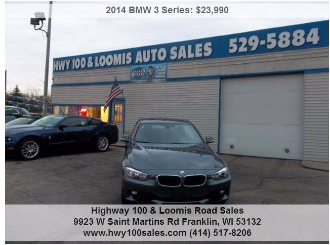 2014 BMW 3 Series for sale at Highway 100 & Loomis Road Sales in Franklin WI