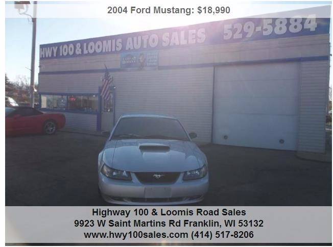2004 Ford Mustang for sale at Highway 100 & Loomis Road Sales in Franklin WI