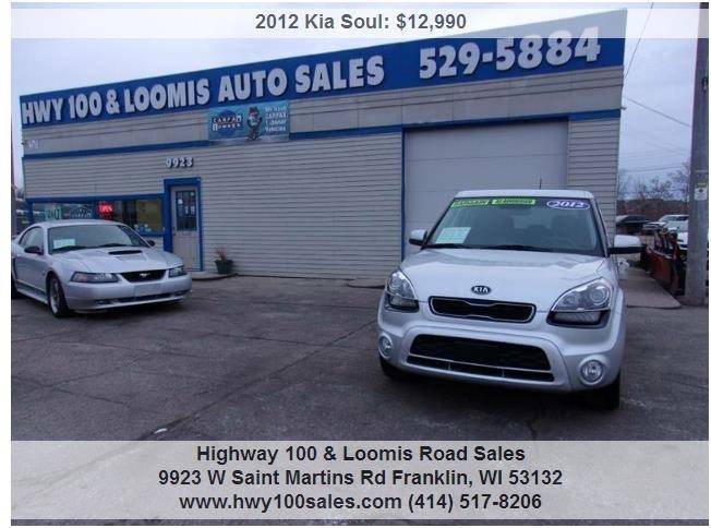 2012 Kia Soul for sale at Highway 100 & Loomis Road Sales in Franklin WI
