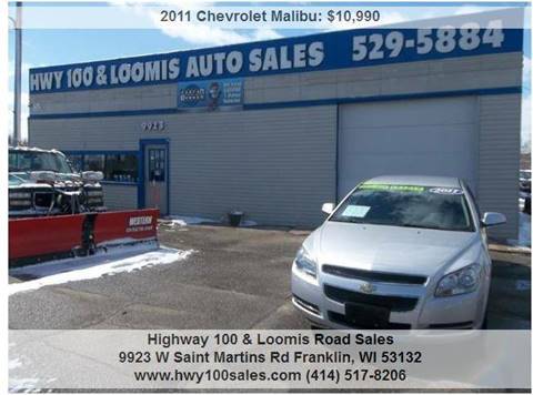 2011 Chevrolet Malibu for sale at Highway 100 & Loomis Road Sales in Franklin WI